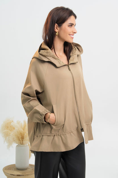 VESTE CAPUCHE AMBRE