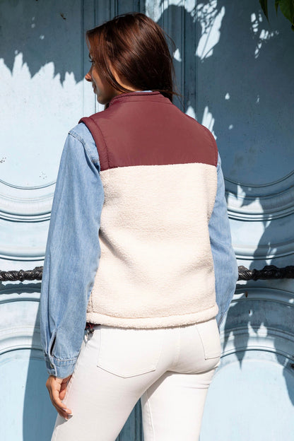 GILET BI-MATIERE SILOÉ
