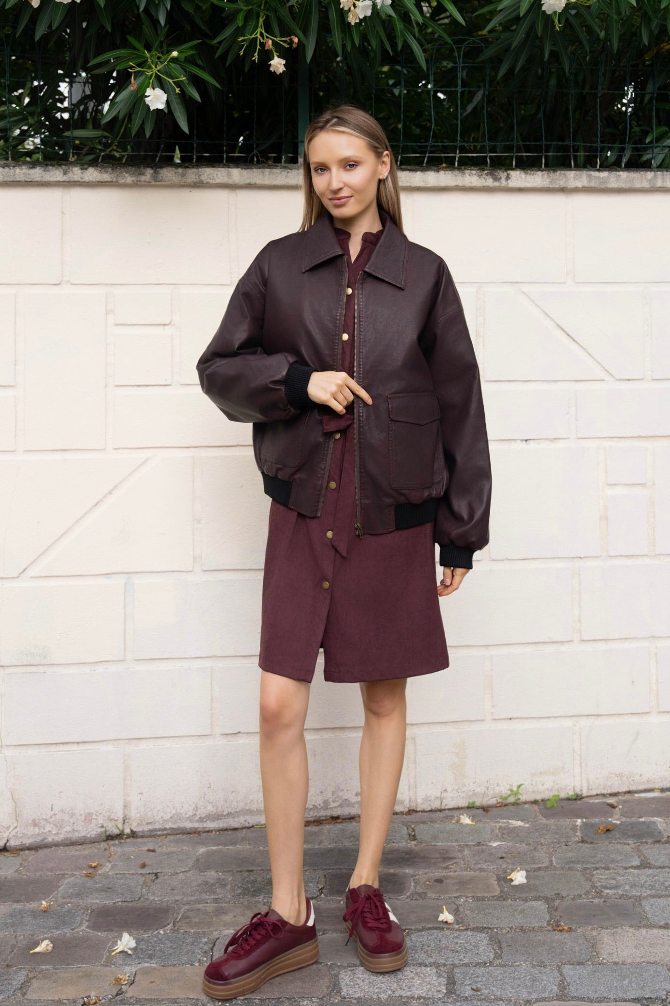 BLOUSON SIMILICUIR THAÏS