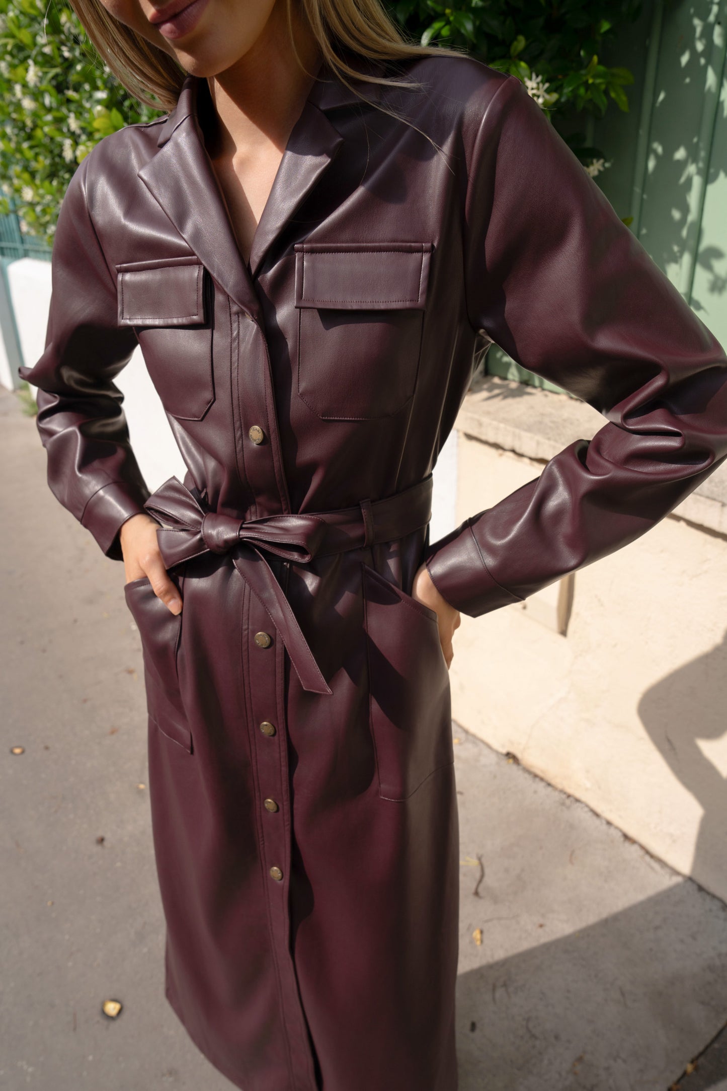 ROBE SIMILICUIR ILLONA