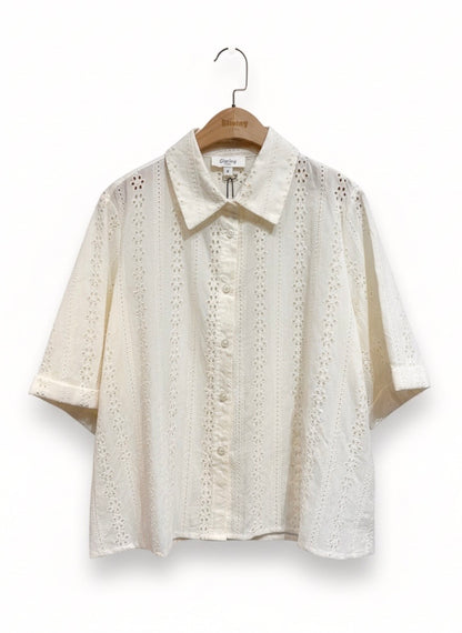 CHEMISE DENTELLE ANGLAISE AGATHE