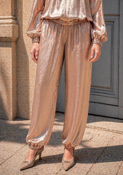 PANTALON SATIN BALLON EDITH
