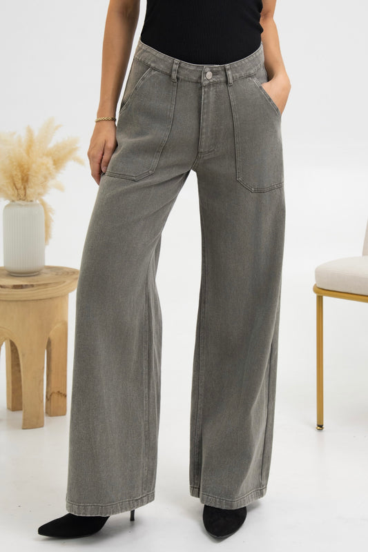 PANTALON LARGE DENIM SERENA