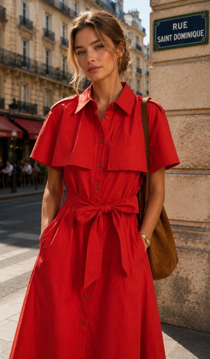 ROBE CAPE MAGALIE