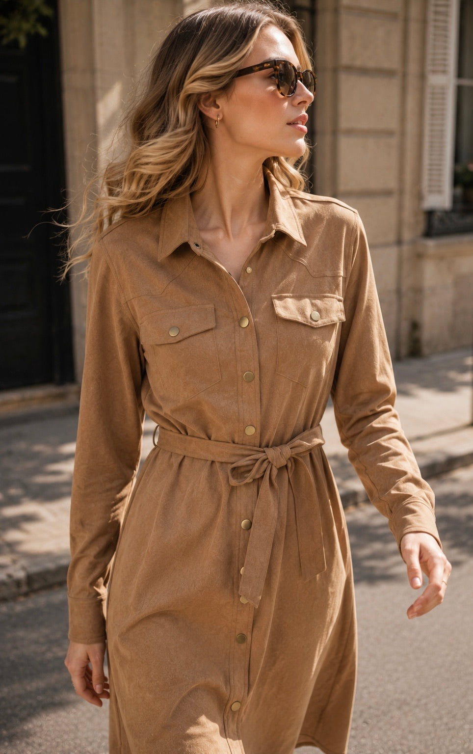 ROBE SUÉDINE DANA