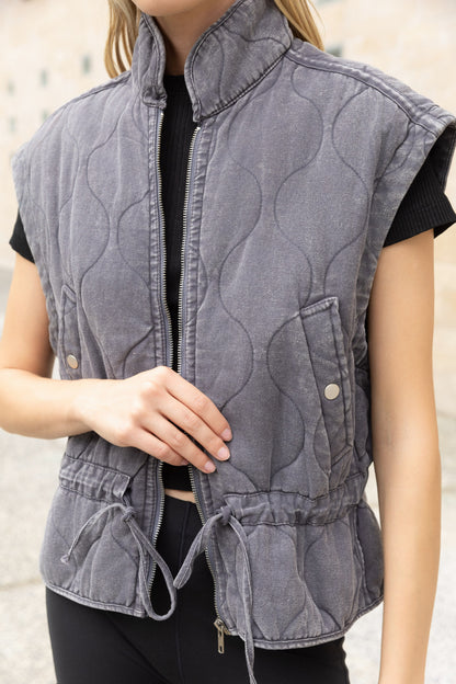 GILET MATELASSÉ JADE