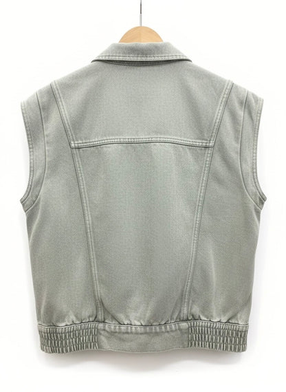 GILET DENIM COLORÉ CLARENCE