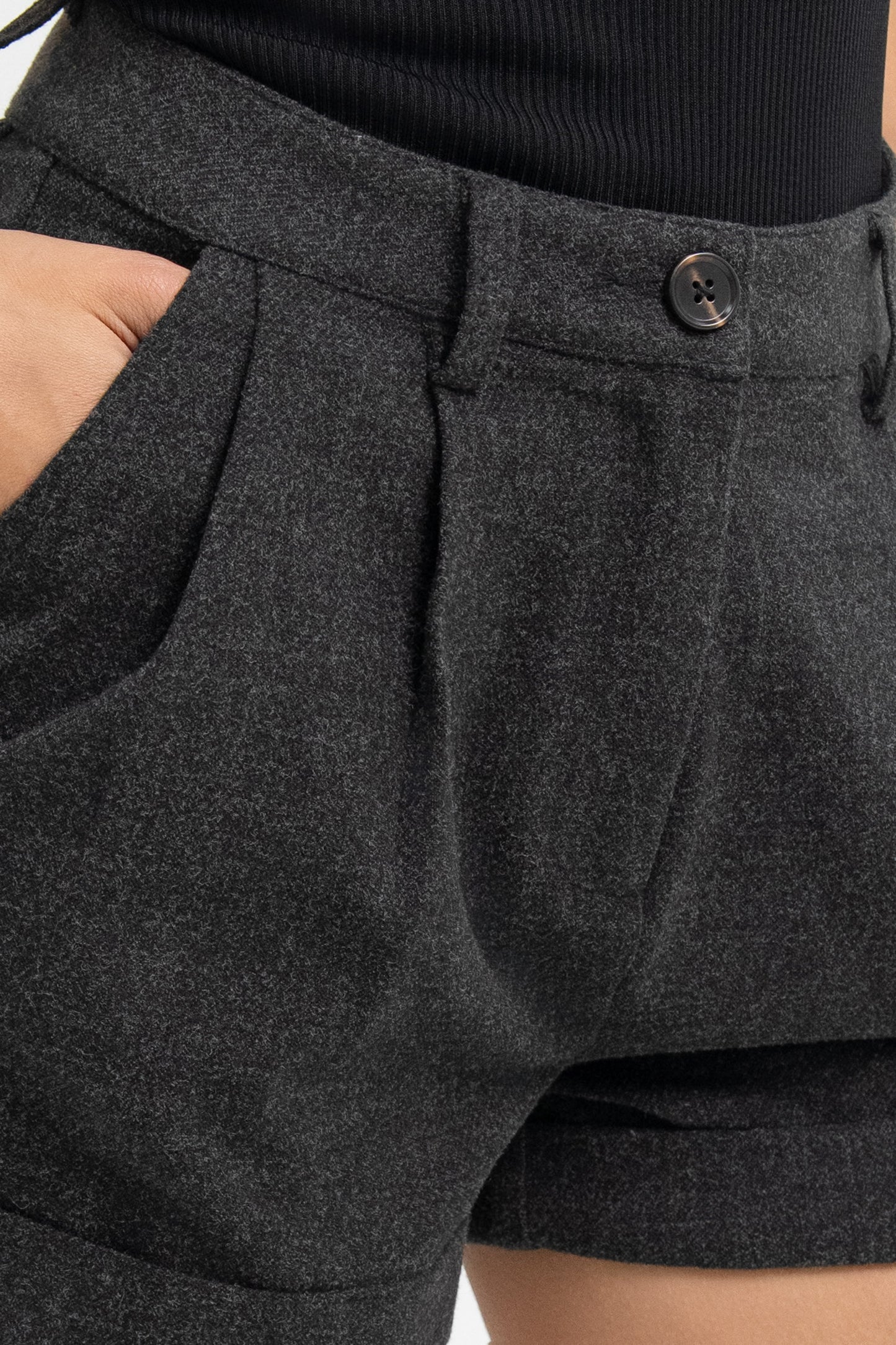 SHORT EFFET LAINE AGATHE