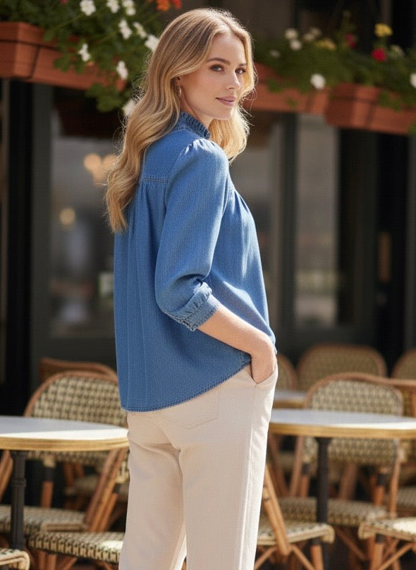 BLOUSE DENIM TYANNA