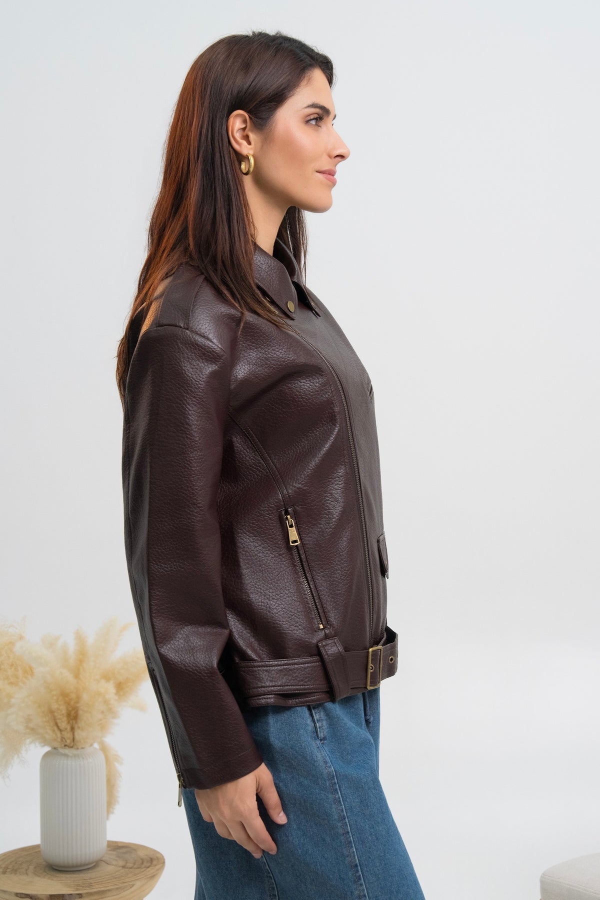 VESTE SIMILICUIR LARISSA