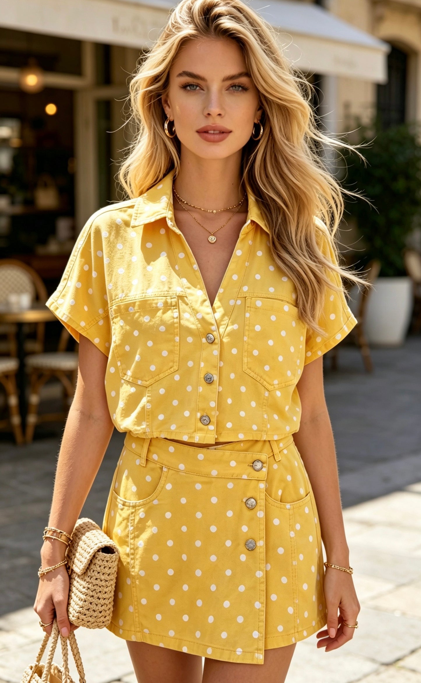 HAUT COTON PETITS POIS DIANE