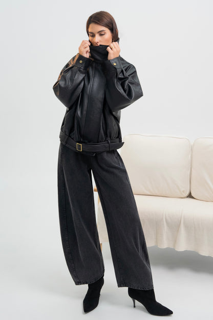 VESTE SIMILICUIR NATACHA