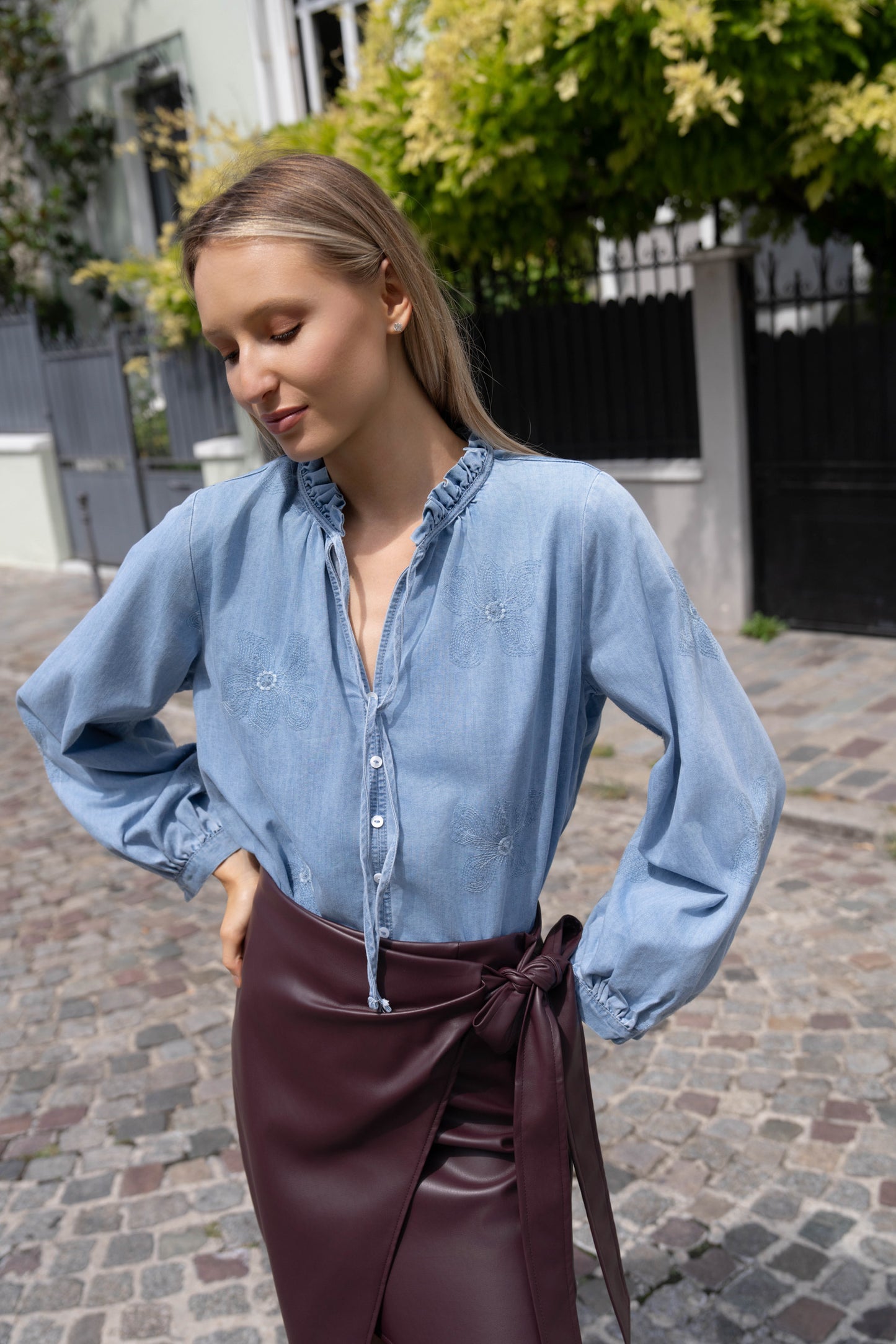 CHEMISE DENIM PERRINE