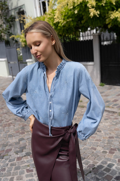 CHEMISE DENIM PERRINE