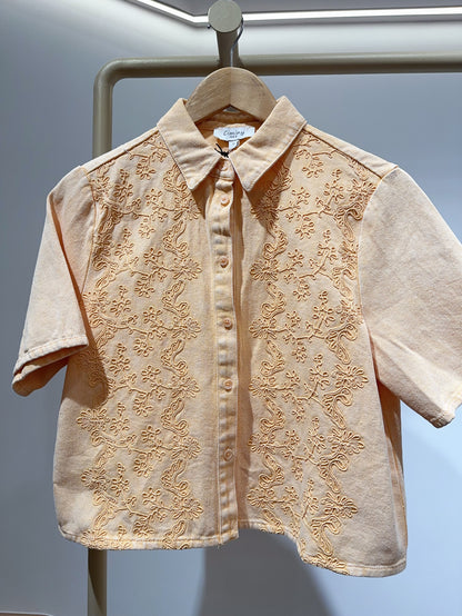 VESTE DENIM BRODÉE THOMASSINE