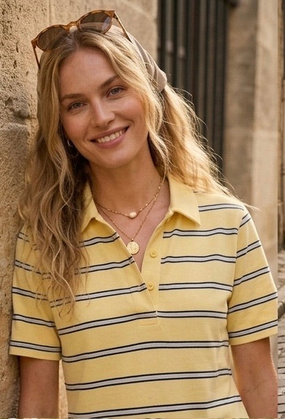 ROBE POLO RAYURE INAYA