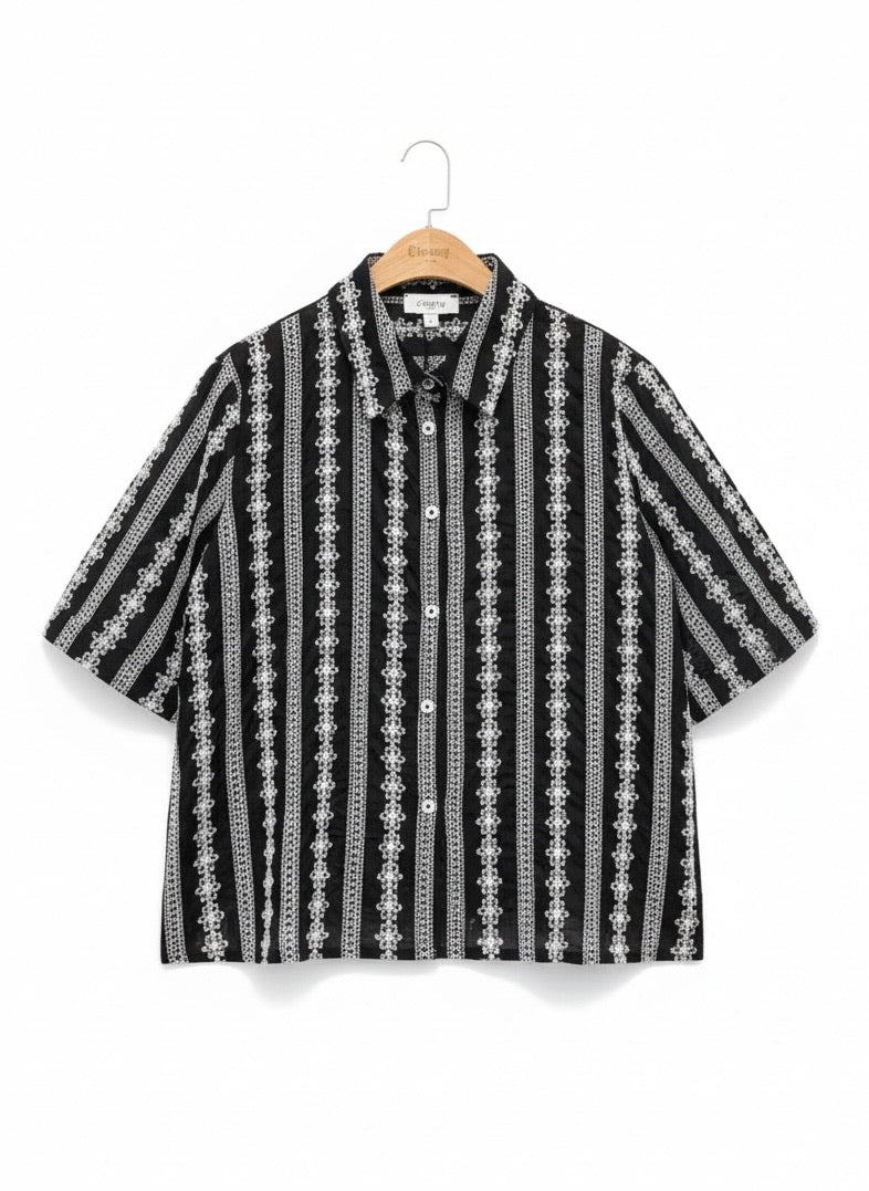 CHEMISE DENTELLE ANGLAISE AGATHE