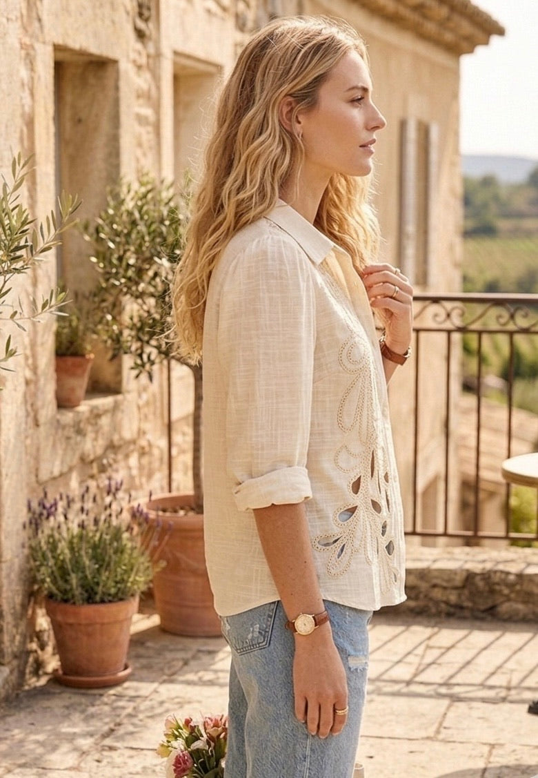 CHEMISE BRODÉE DYLIA