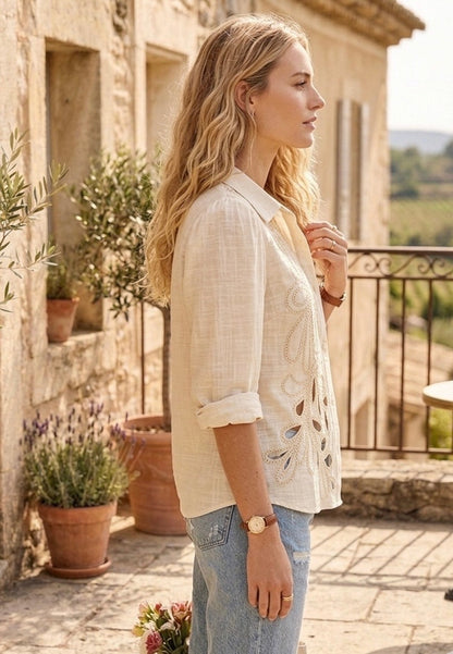 CHEMISE BRODÉE DYLIA
