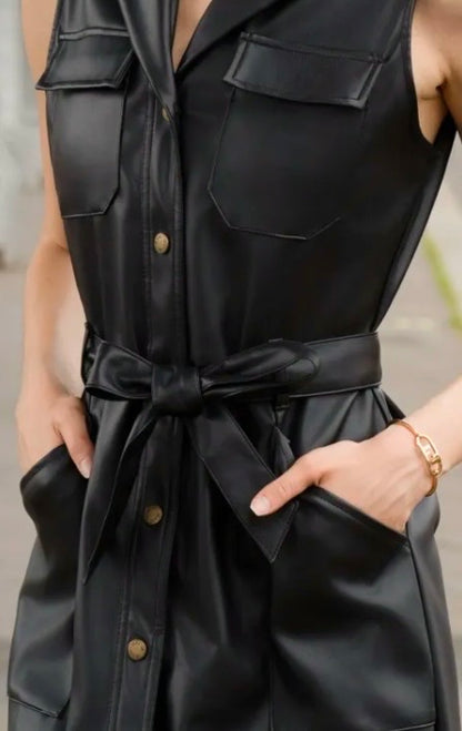 ROBE SIMILICUIR SÉRÉNA