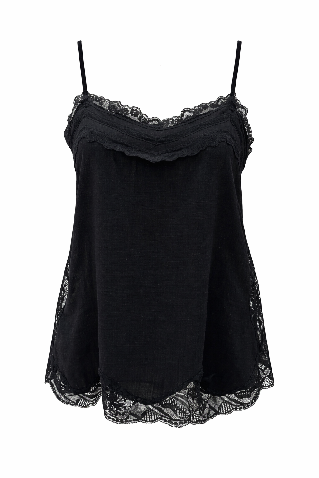 DÉBARDEUR COTON EFFET LIN EDWIGE