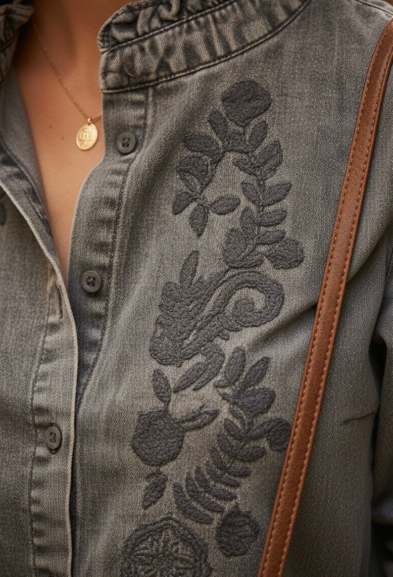 BLOUSE DENIM EGLANTINE