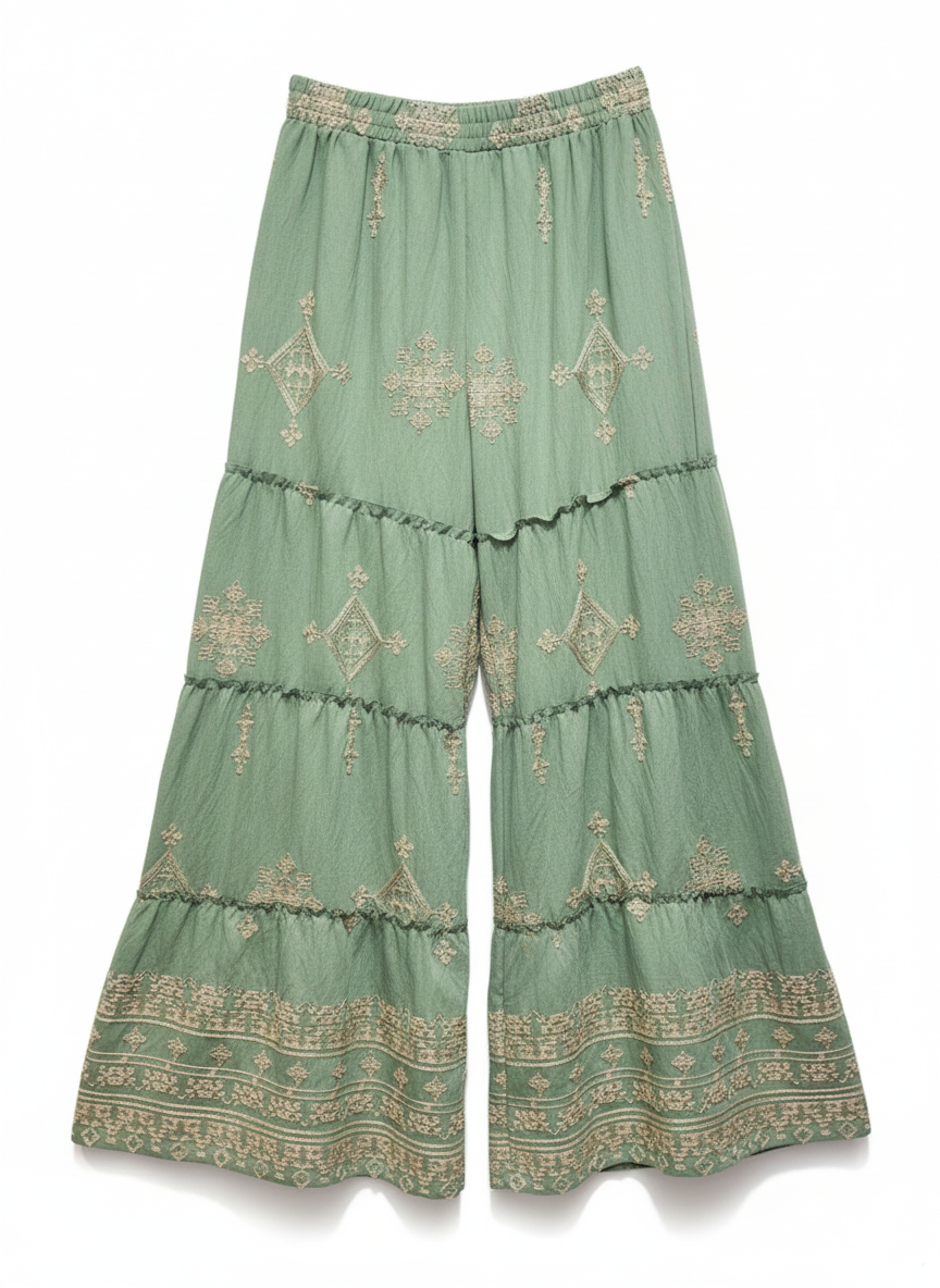 PANTALON BRODÉE HONORINE