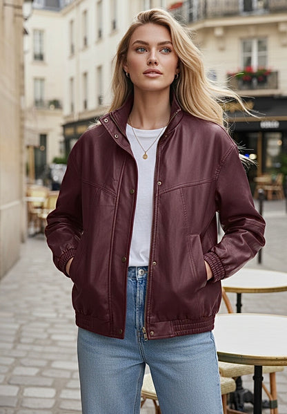 BLOUSON SIMILICUIR CATTY