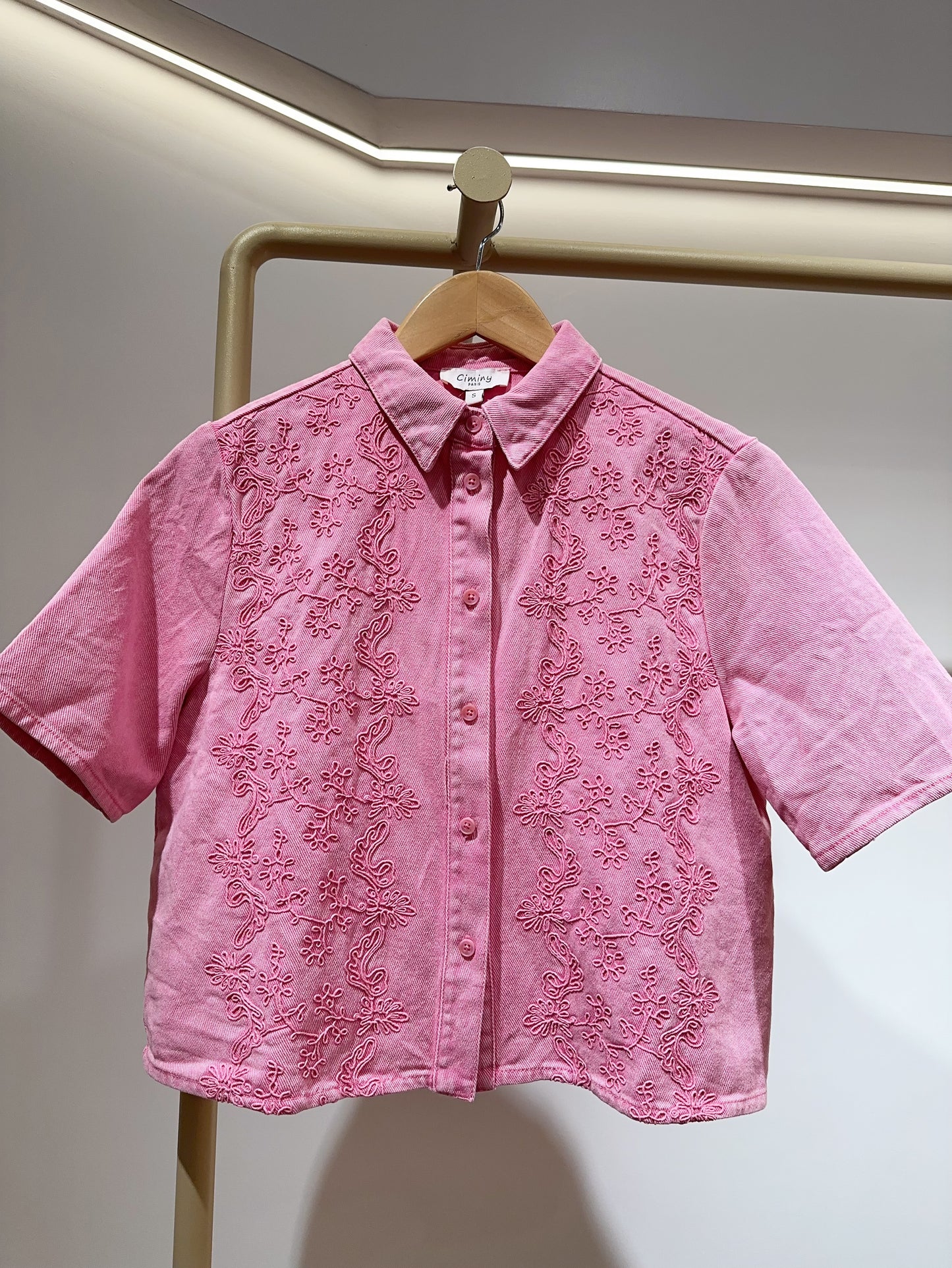 VESTE DENIM BRODÉE THOMASSINE