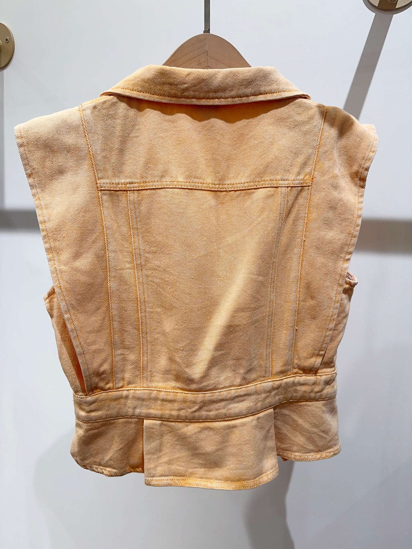 GILET DENIM COLORÉ RAÏSSA