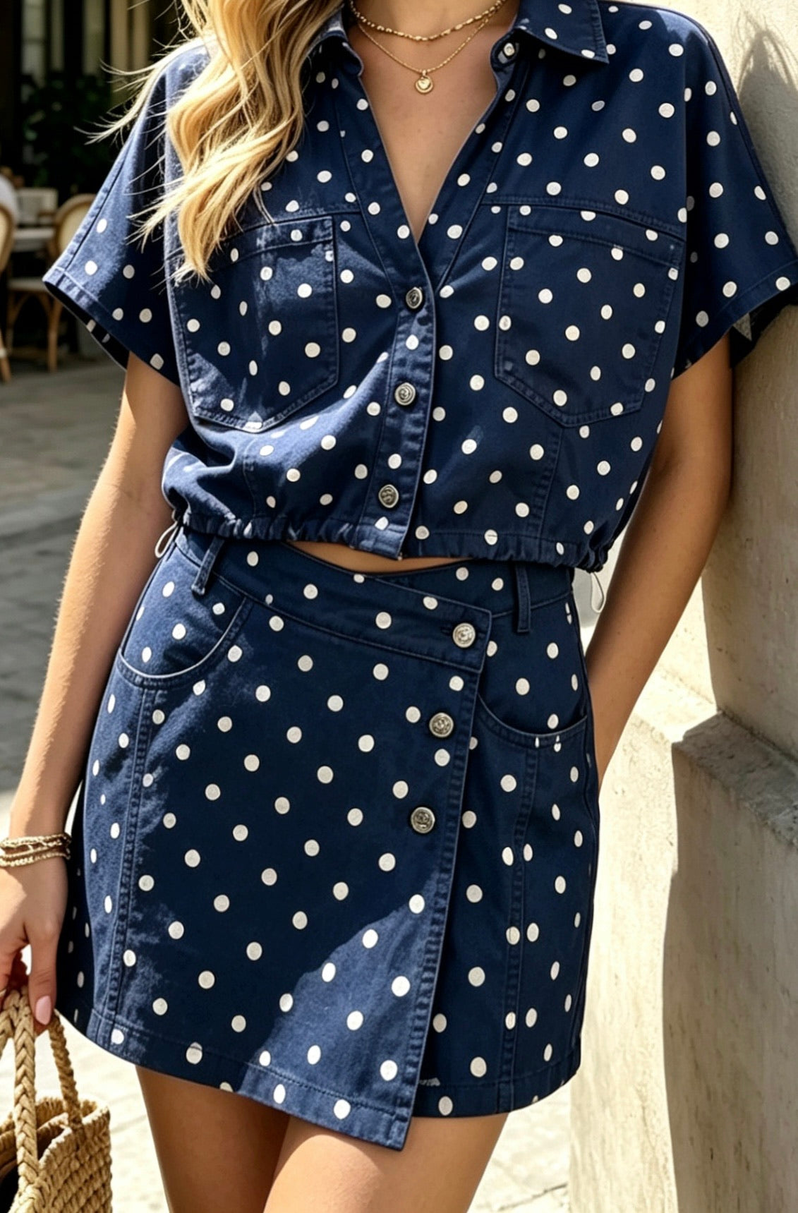 HAUT COTON PETITS POIS DIANE