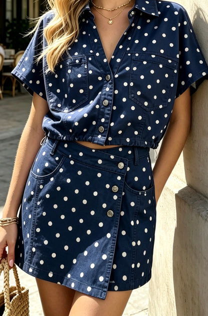 HAUT COTON PETITS POIS DIANE