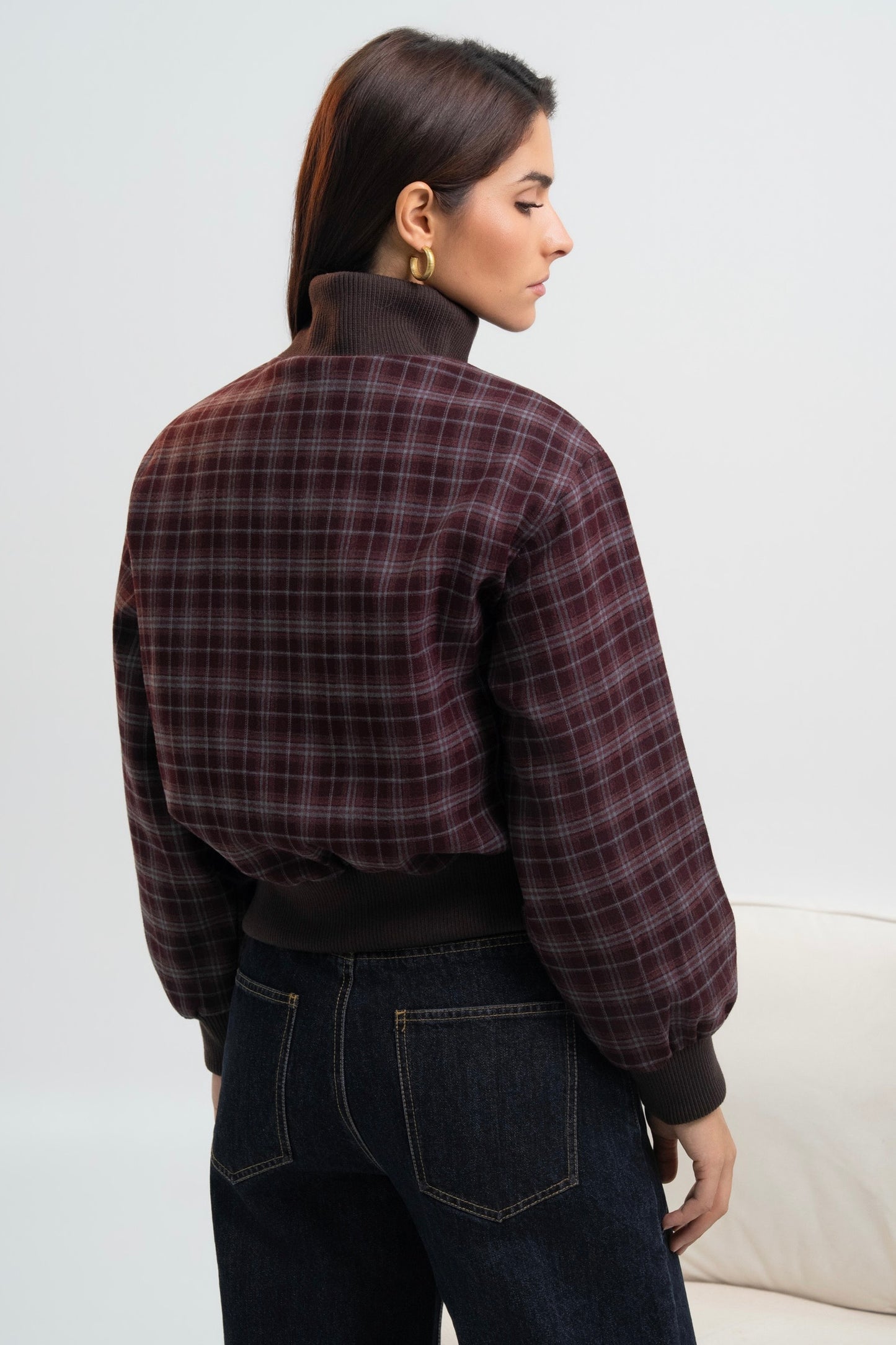 BLOUSON A CARREAUX NOÉLIE