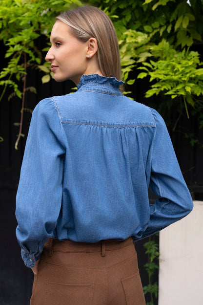 BLOUSE DENIM TYANNA