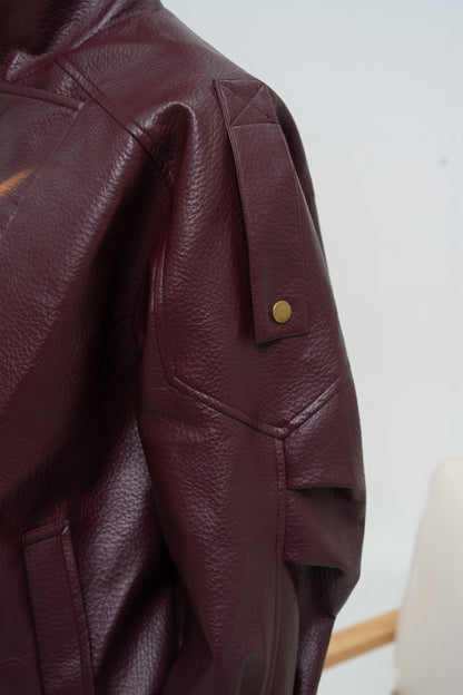 VESTE SIMILICUIR BÉA