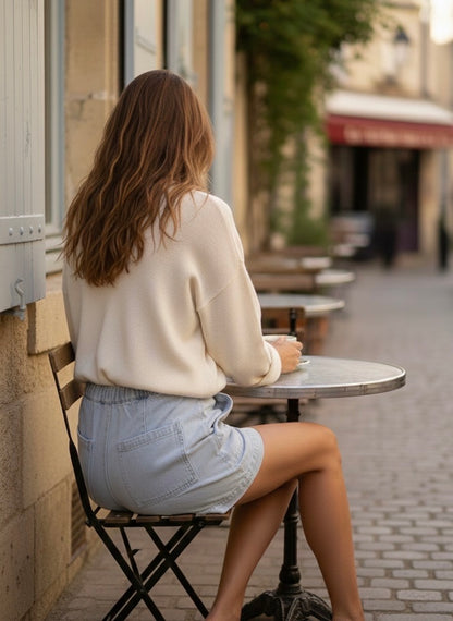 SHORT JEAN COLORÉ AURÉLIA