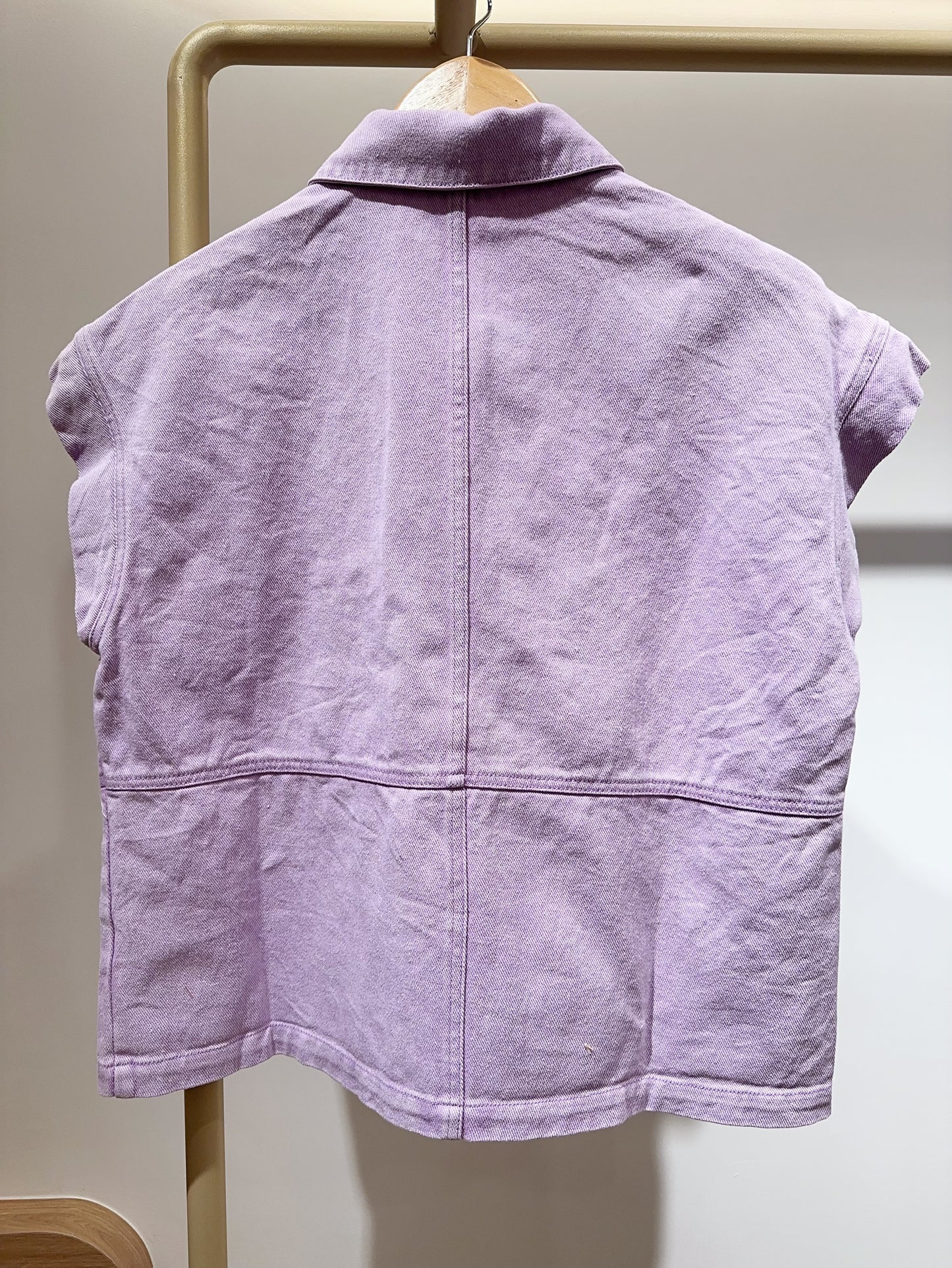 GILET DENIM COLORÉ ÉPIPHANIE