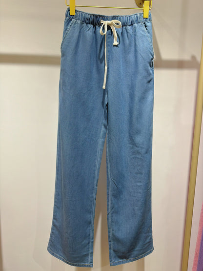 PANTALON EN JEAN OVERSIZE ANNE-LAURE