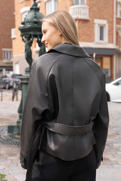 BLOUSON SIMILICUIR ZÉLIA