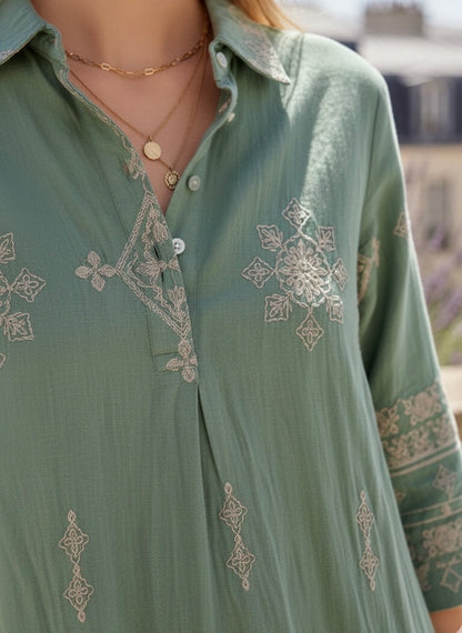 ROBE BRODÉE EUGENIE