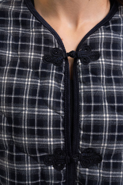BLOUSON A CARREAUX VICKY