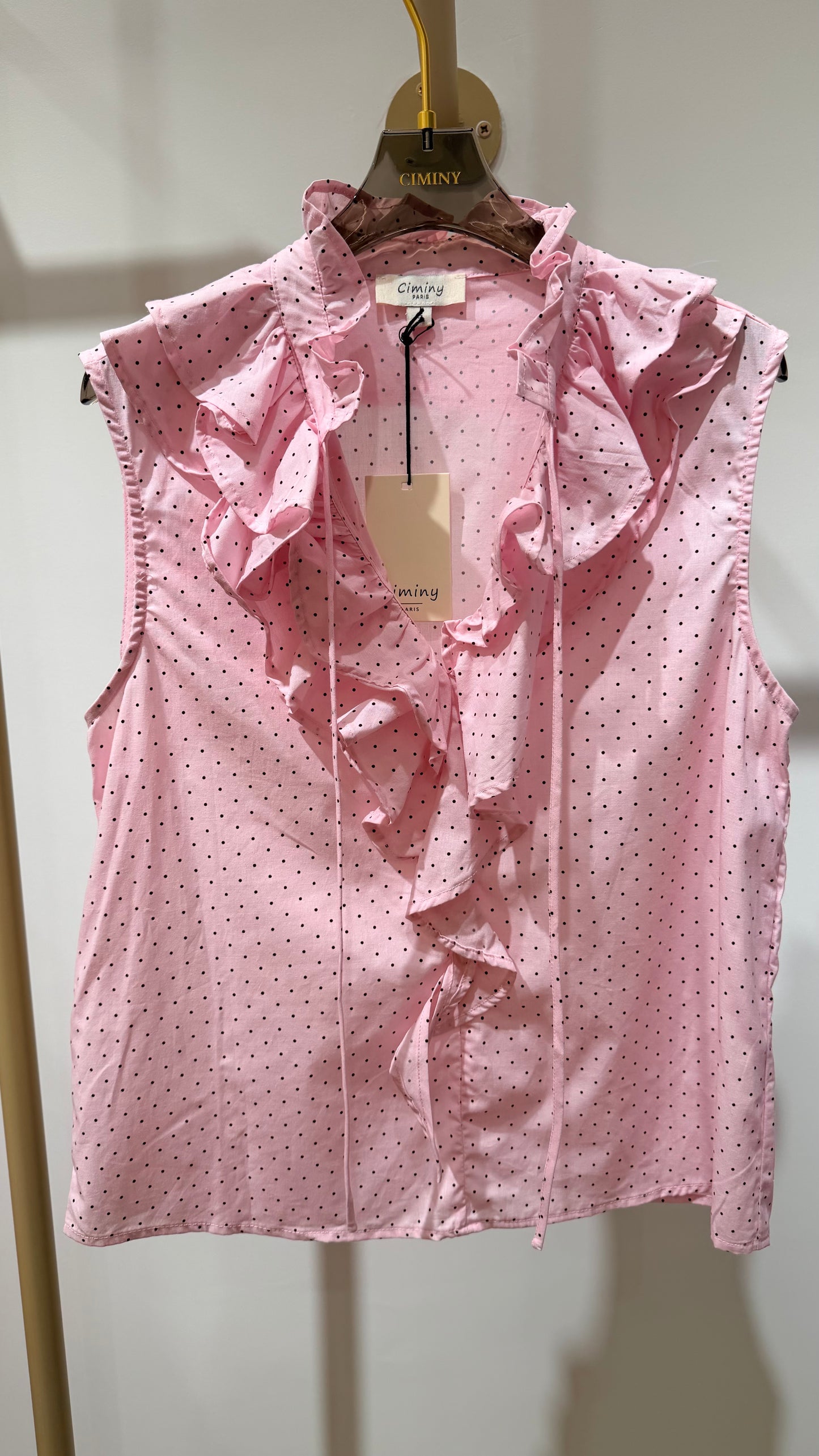 CHEMISE SANS MANCHES COTON EMILY