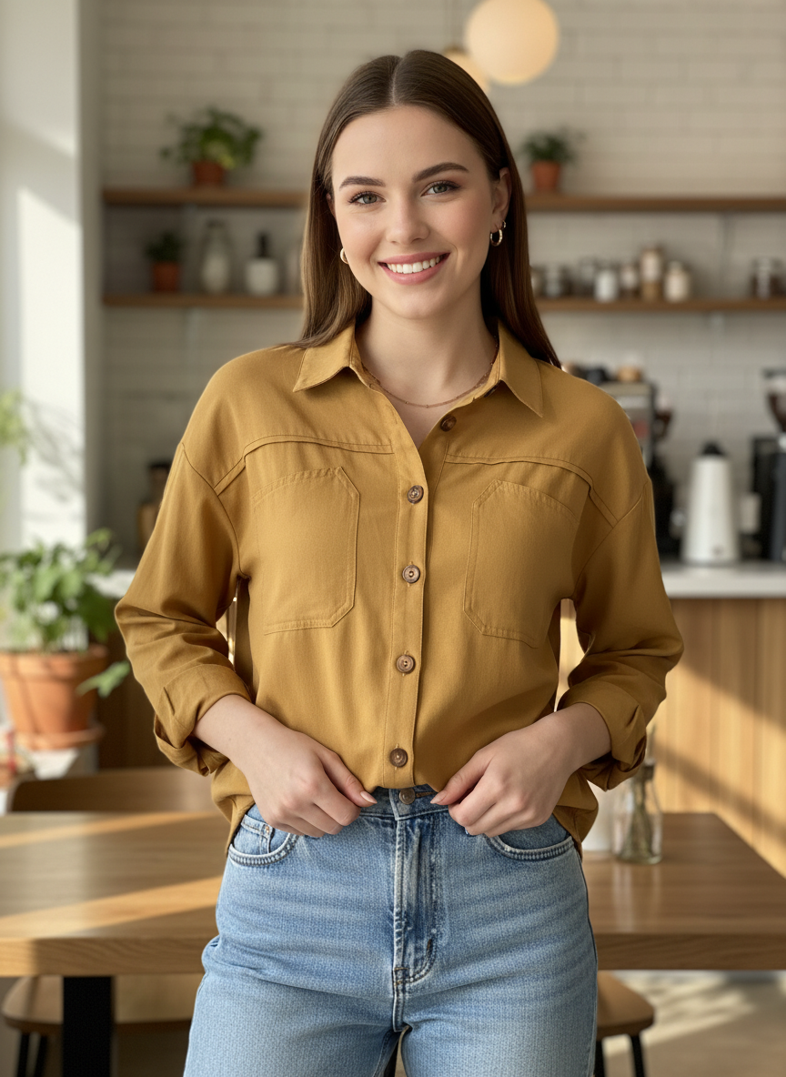 CHEMISE COTON/LYOCELL NEÏA