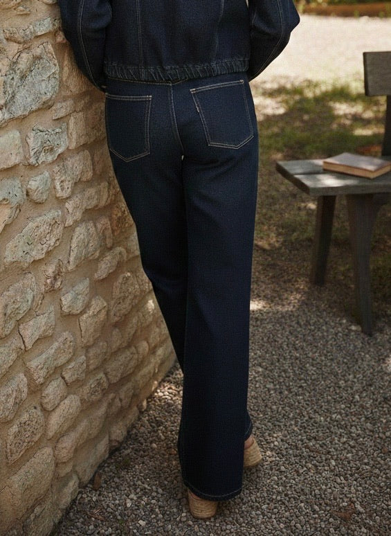 PANTALON LARGE DENIM SERENA