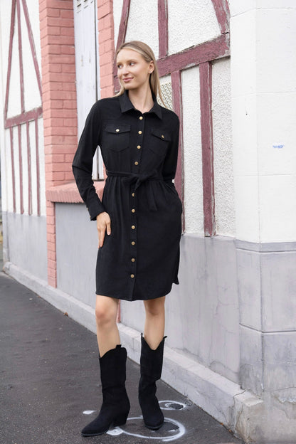 ROBE SUÉDINE DANA