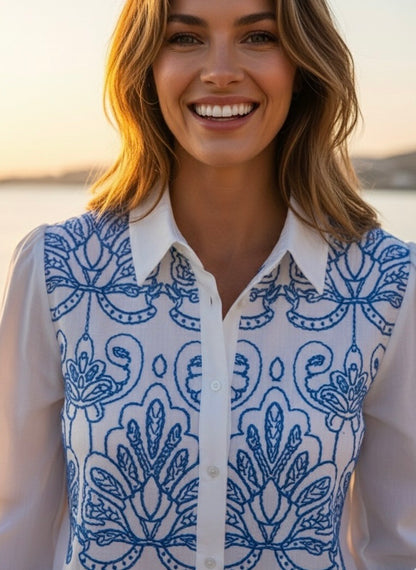 CHEMISE BRODÉE ANGÈLE