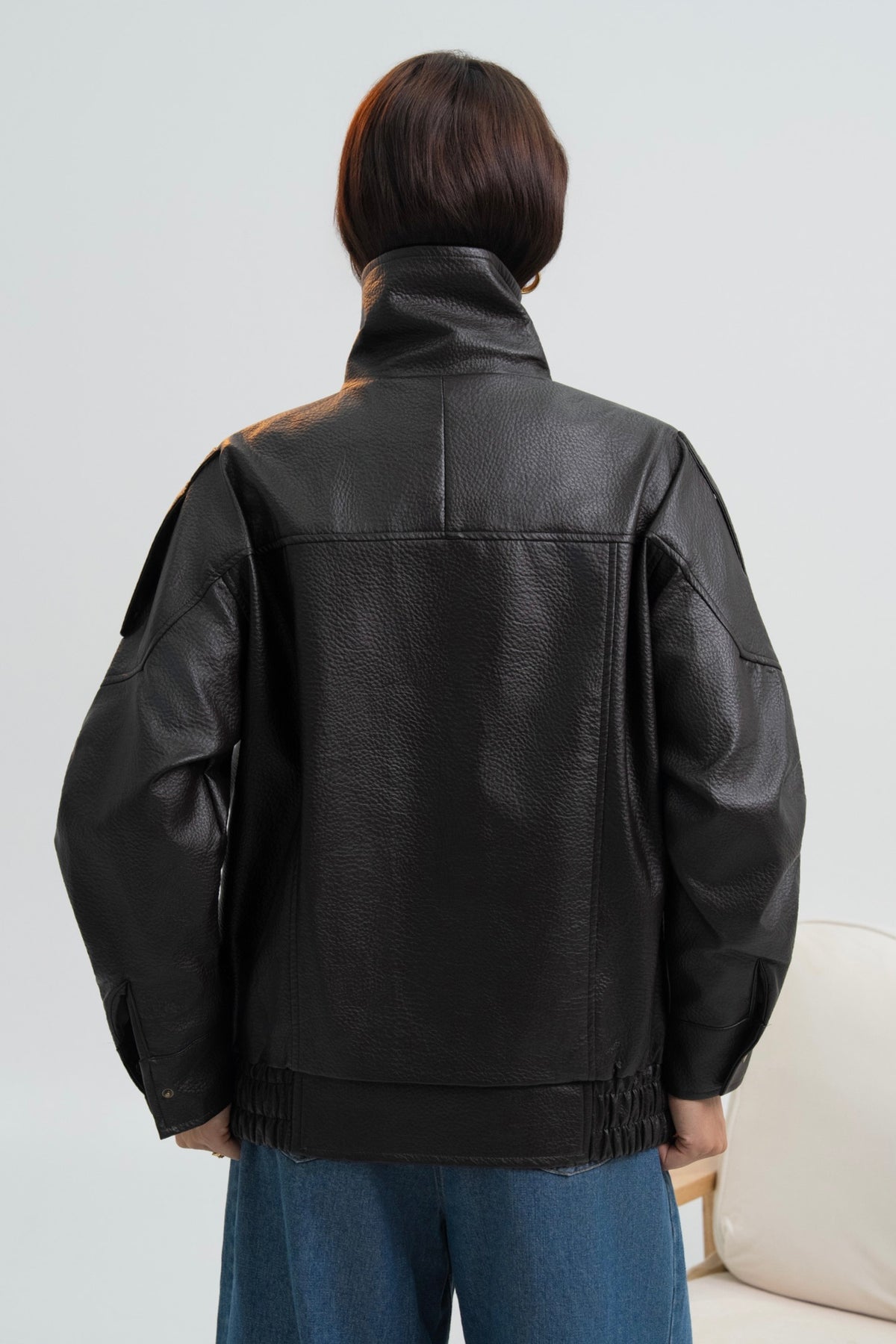 VESTE SIMILICUIR BÉA