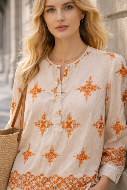 CHEMISE BRODÉE ELINA