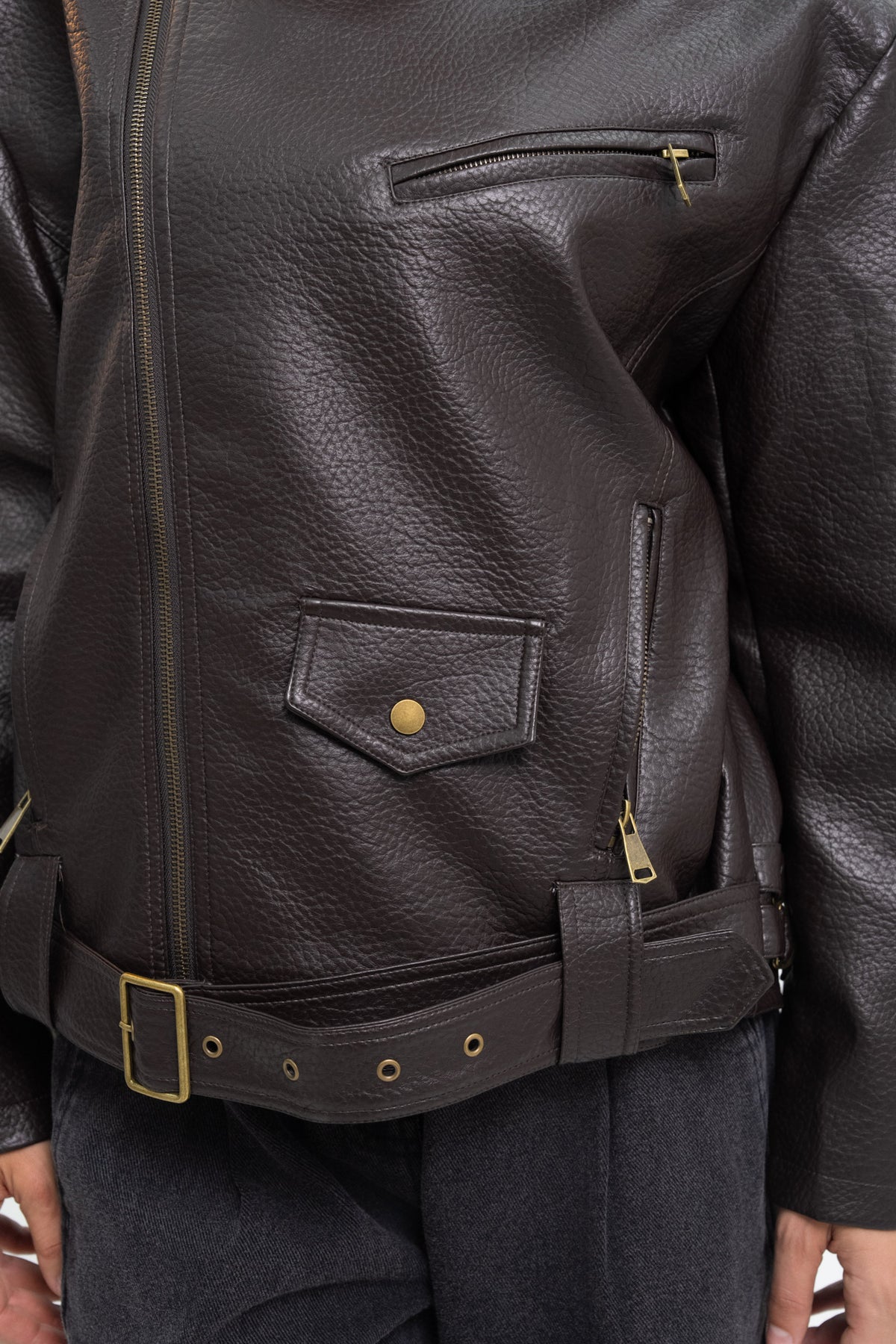 VESTE SIMILICUIR LARISSA