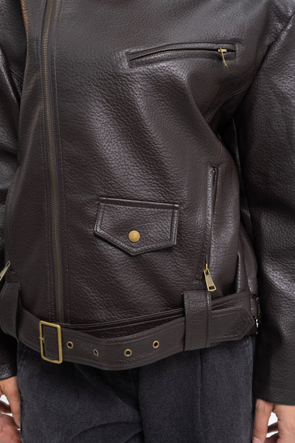 VESTE SIMILICUIR LARISSA